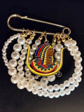 Eyesis Safety Pin Brooch