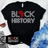 Black History T-shirt & Mask Set (RHINESTONE)